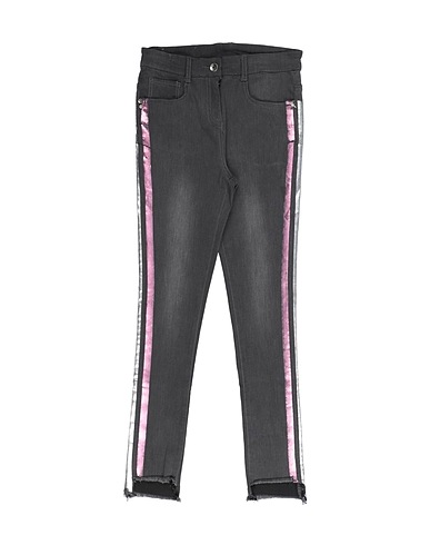 PATRIZIA PEPE Denim trousers Grey 68% Cotton, 30% Polyester, 2% Elastane
