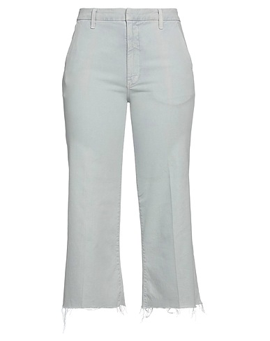 MOTHER Denim trousers Sky blue 58% Cotton, 40% Lyocell, 2% Elastane