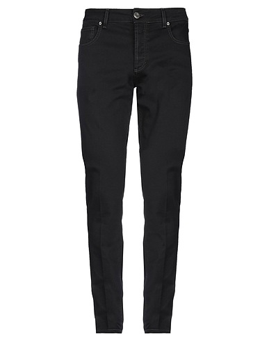 MASSIMO BRUNELLI Jeans Schwarz 98% Baumwolle, 2% Elastan
