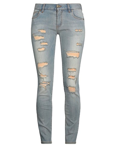 FAITH CONNEXION Denim trousers Blue 96% Cotton, 4% Elastane