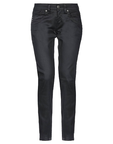 WE ARE REPLAY Denim trousers Black 87% Cotton, 11% Polyamide, 2% Elastane