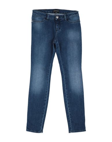 Emporio Armani Babies'  Toddler Girl Jeans Blue Size 6 Cotton, Elastane