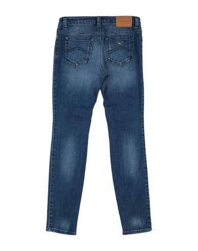 Shop Emporio Armani Toddler Girl Jeans Blue Size 6 Cotton, Elastane