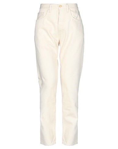 HAIKURE Denim pants Beige 100% Cotton