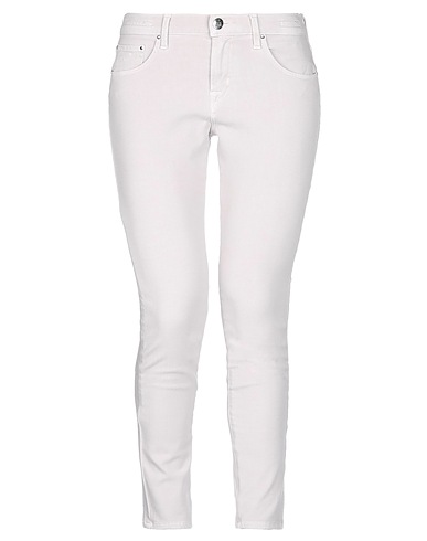 JACOB COHЁN Denim pants Light grey 57% Cotton, 21% Lyocell, 17% Polyester, 5% Elastane