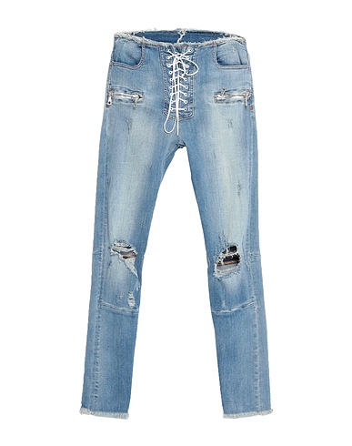BEN TAVERNITI™ UNRAVEL PROJECT Pantaloni jeans Blu 92% Cotone, 6% Elastomultiestere, 2% Elastan