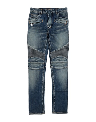 BALMAIN Denim pants Blue 98% Cotton, 2% Polyurethane