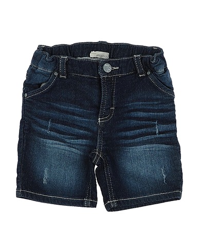 MAPERŌ Denim shorts Blue 95% Cotton, 5% Elastane