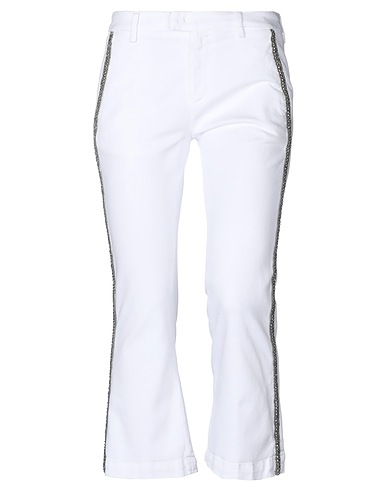 DONDUP Pantaloni jeans Bianco 98% Cotone, 2% Elastan