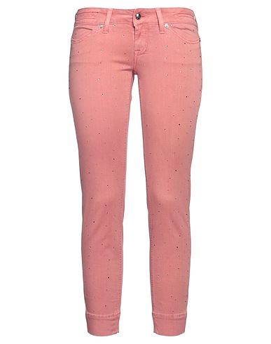 JACOB COHЁN Denim trousers Pink 58% Cotton, 24% Viscose, 16% Lyocell, 2% Elastane