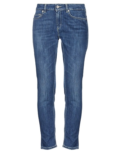 DONDUP Denim pants Blue 89% Cotton, 11% Elastomultiester