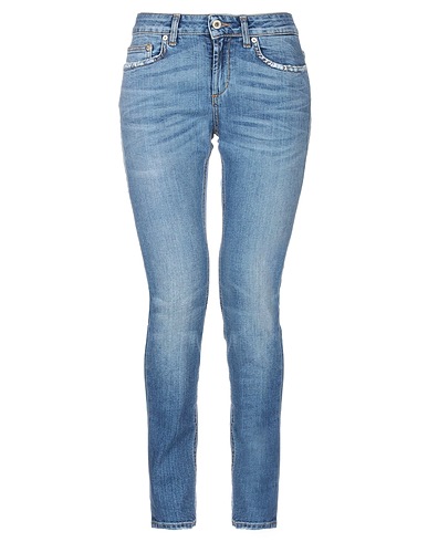 DONDUP Denim trousers Blue 98% Cotton, 2% Elastane
