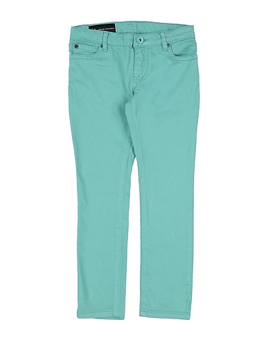 ARMANI EXCHANGE Denim trousers Light green 97% Cotton, 3% Elastane