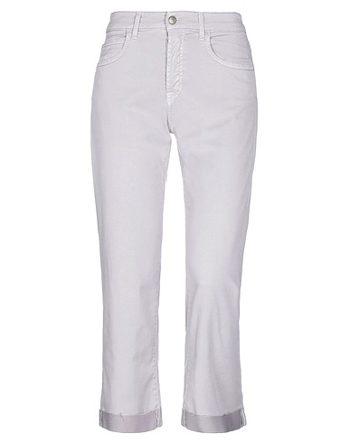 ROŸ ROGER'S Pantaloni jeans Tortora 64% Cotone, 32% Lyocell, 4% Elastan