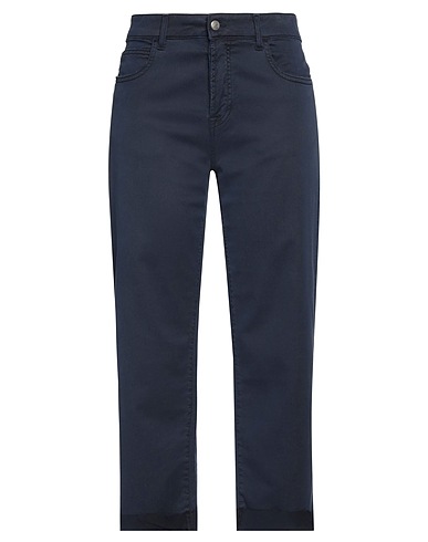 ROŸ ROGER'S Denim trousers Midnight blue 64% Cotton, 32% Lyocell, 4% Elastane