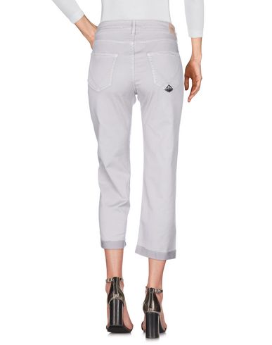 Roy Rogers Denim Capris In Dove Grey