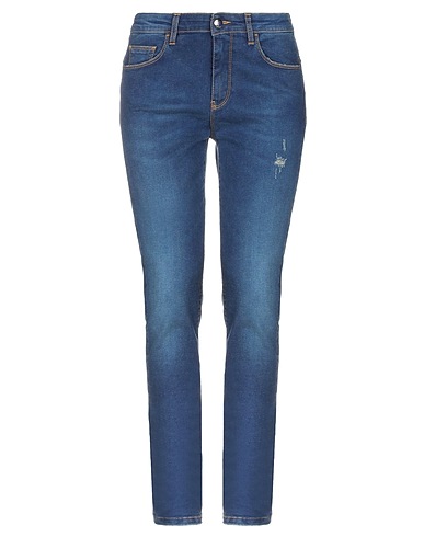 PINKO Denim pants Blue 90% Cotton, 6% Polyester, 4% Elastane
