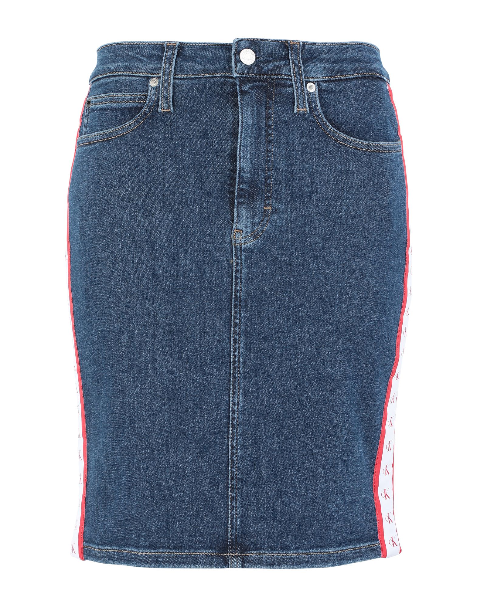 calvin klein denim skirt
