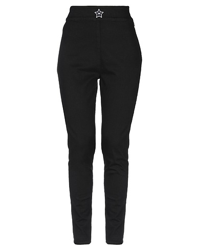 ELISABETTA FRANCHI JEANS Denim trousers Black 92% Cotton, 6% Elastomultiester, 2% Elastane