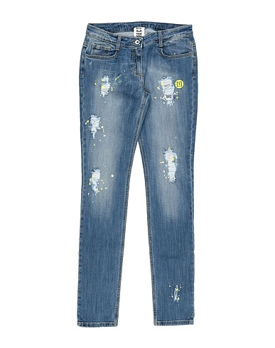 !M?ERFECT Denim trousers Blue 99% Cotton, 1% Elastane