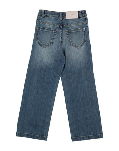 Shop Elisabetta Franchi Toddler Girl Jeans Blue Size 6 Cotton, T-400 Fiber, Elastane