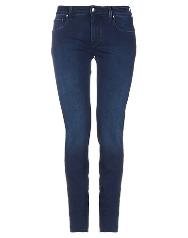 JACOB COHЁN Denim trousers Blue 57% Cotton, 21% Modal, 17% Polyester, 5% Elastane