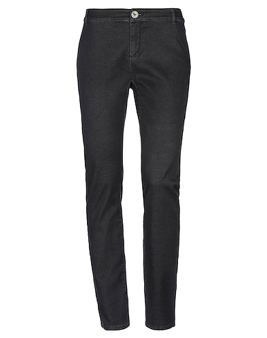 WEEKEND MAX MARA Denim pants Black 98% Cotton, 2% Elastane