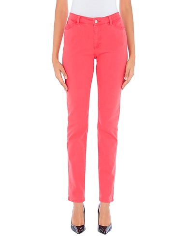 EMPORIO ARMANI Jeans Rot 92% Baumwolle, 6% Leinen, 2% Elastan