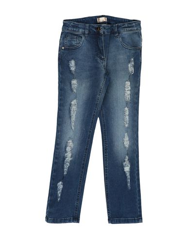 Elisabetta Franchi Babies'  Toddler Girl Jeans Blue Size 6 Cotton, T-400 Fiber, Elastane