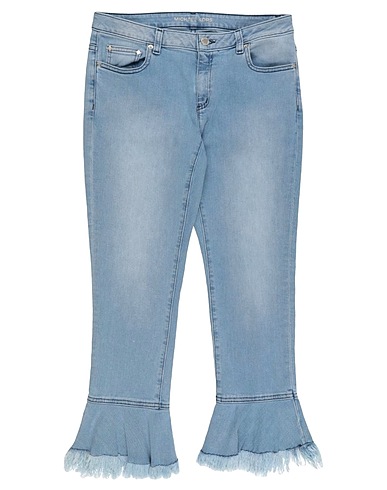 MICHAEL MICHAEL KORS Denim trousers Blue 98% Cotton, 2% Elastane