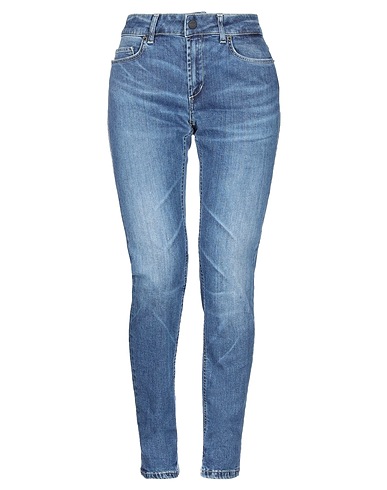 DONDUP Denim pants Blue 92% Organic cotton, 6% Elastomultiester, 2% Elastane