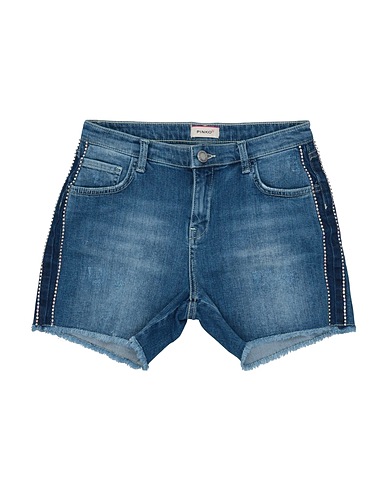 PINKO UP Denim shorts Blue 94% Cotton, 4% Polyester, 2% Elastane