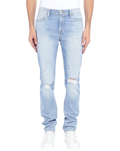 FRAME Denim pants Blue 95% Cotton, 3% Polyester, 2% Elastane