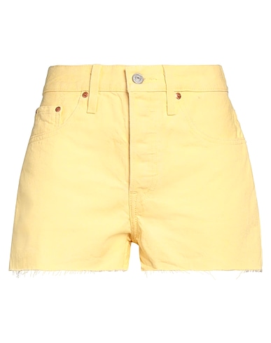 LEVI'S Shorts Pastellgelb 100% Baumwolle