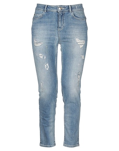 MY TWIN TWINSET Denim trousers Blue 98% Cotton, 2% Elastane