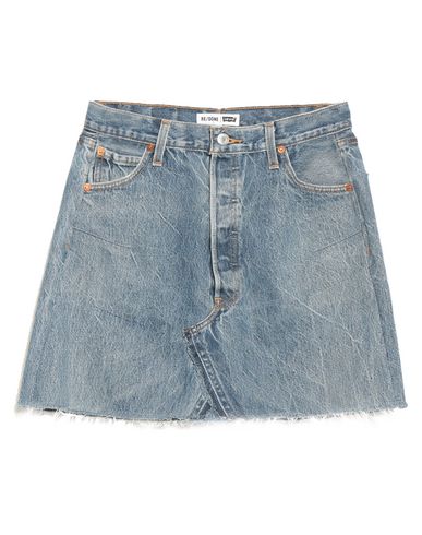 Click to view more detailed imagery on our partner's website Re/done With Levi's Denim Skirt In Blue
