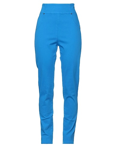 8PM Denim trousers Azure 68% Cotton, 29% Lyocell, 3% Elastane