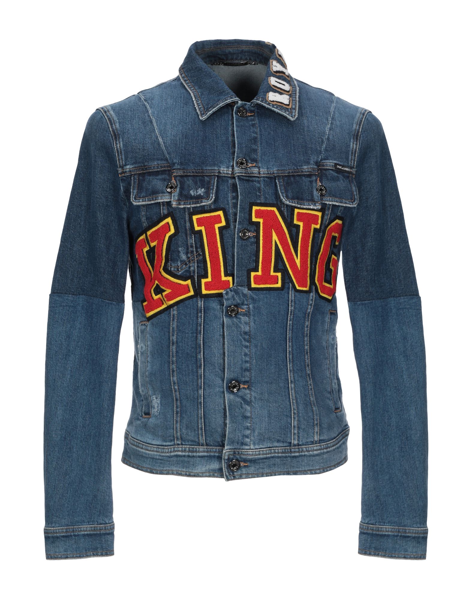 DOLCE&GABBANA | Blue Men's Denim Jacket | YOOX