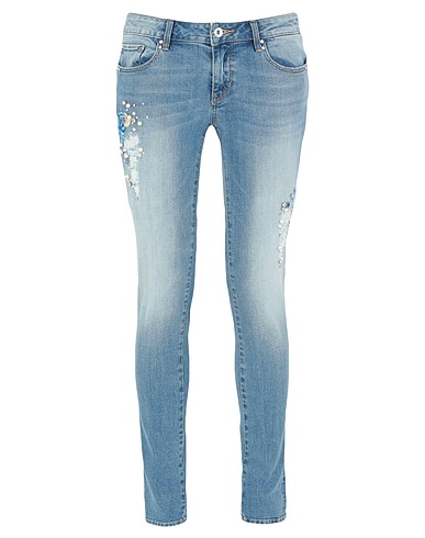 FRACOMINA Pantaloni jeans Blu 98% Cotone, 2% Elastan