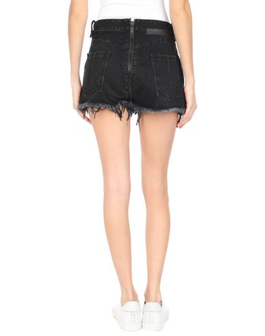 Shop Ben Taverniti Unravel Project Woman Denim Shorts Black Size 27 Cotton