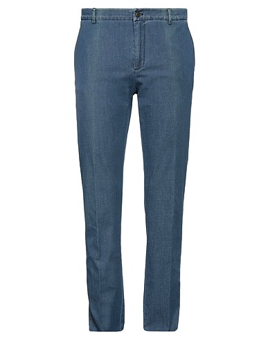 BARMAS Casual trouser Blue 88% Cotton, 10% Linen, 2% Elastane