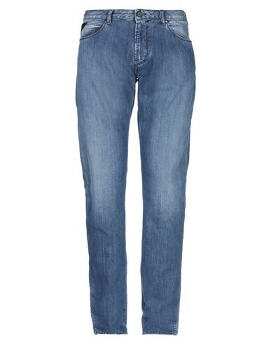 Shop Emporio Armani Man Jeans Blue Size 33 Cotton, Elastane