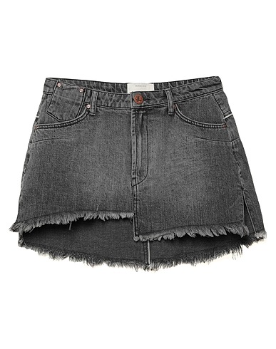 ONE TEASPOON Denim skirt Black 100% Cotton