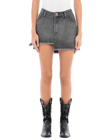 Oneteaspoon Denim Skirt In Black