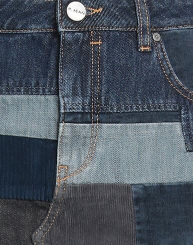 P_jean Denim Skirts In Blue