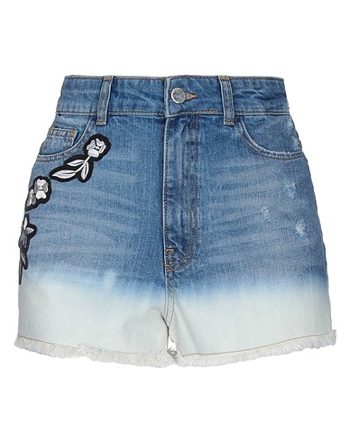 TWINSET Denim shorts Blue 100% Cotton