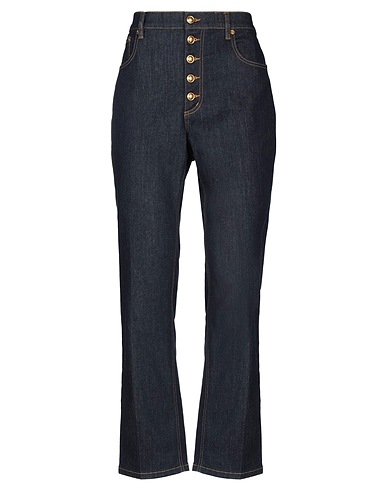 TORY BURCH Denim pants Blue 94% Cotton, 4% Polyester, 2% Elastane