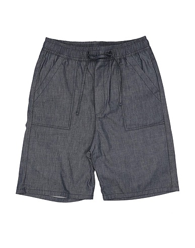 MANUEL RITZ Denim shorts Blue 98% Cotton, 2% Elastane