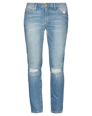 CURRENT/ELLIOTT Denim pants Blue 92% Cotton, 6% Elastomultiester, 2% Elastane