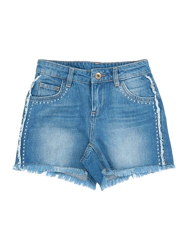 TWINSET Shorts jeans Blu 100% Cotone, Poliestere